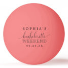 Bachelorette Party Ping Pong Ball Bachelorette Party Ping Pong Ball