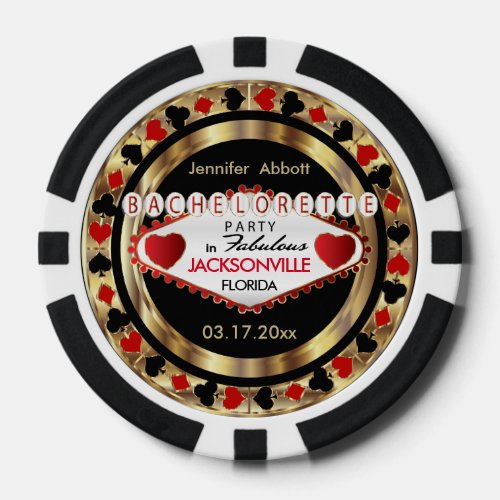 Bachelorette Party Red Poke Chips_DIY City  State Poker Chips