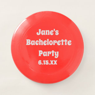 Bachelorette Party Red Wham-O Frisbee