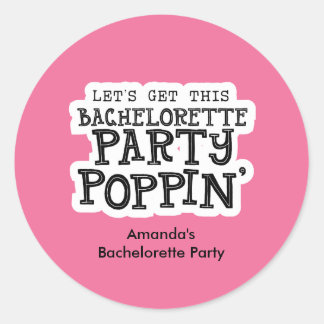 Bachelorette Party Stickers | Zazzle