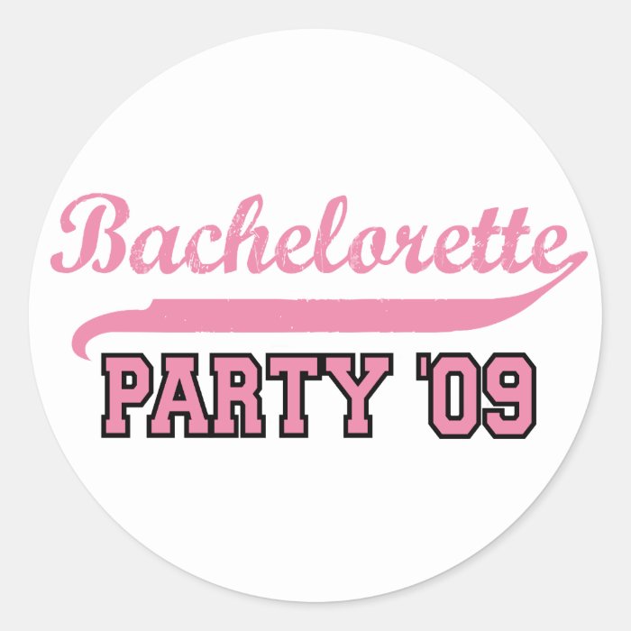 Bachelorette Party stickers