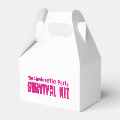Bachelorette Party Survival Kit Box