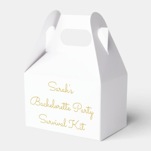 Bachelorette Party Survival Kit Boxes Hen Weekend