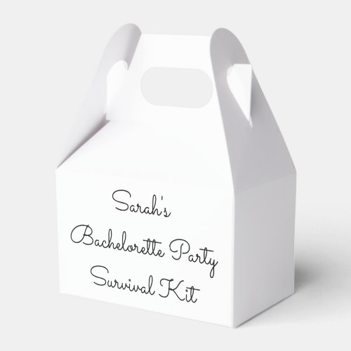 Bachelorette Party Survival Kit Boxes Hen Weekend