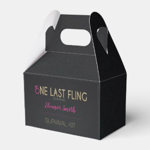 Bachelorette Party Survival Kit, Hens Party Favor Boxes