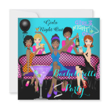 Bachelorette Party Teal Pink Fun Girls Cocktails 4