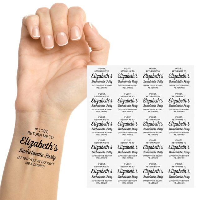 Bachelorette Party  Temporary Tattoos (Creator Uploaded)