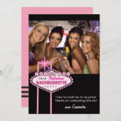 Bachelorette Party Thank You Card Photo - Vegas | Zazzle