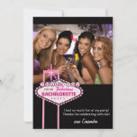 Bachelorette Party Thank You Card Photo - Vegas at Zazzle