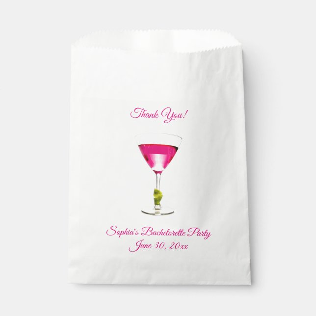 Bachelorette Party Thank You Favor Bag (Front)