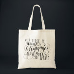Bachelorette Party Tote<br><div class="desc">This cute tote is part of CashOriginals' Bachelorette Party line. Have fun accessories for your Bachelorette weekend! Calligraphy design by CashOriginals.</div>