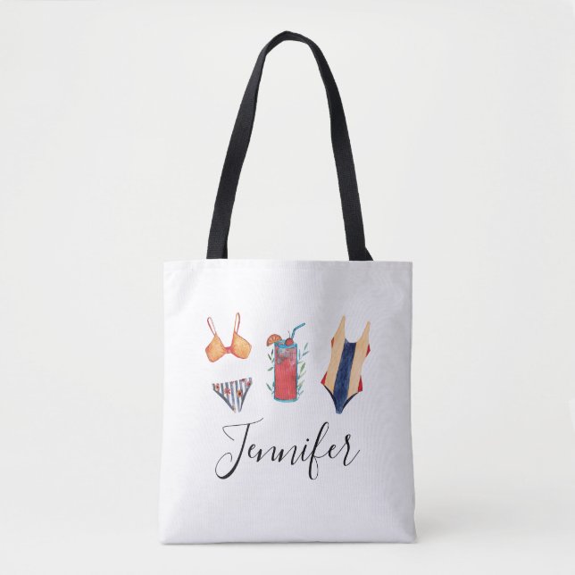 Bachelorette Party Tote Bag (Front)