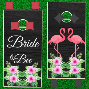 Bachelorette Party Wedding Bridal Shower Custom Cornhole Set