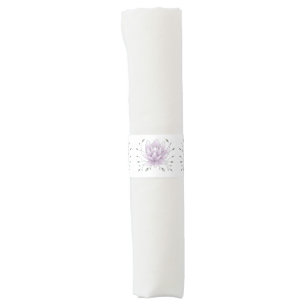 Bachelorette Pink Lotus Party Napkin Bands