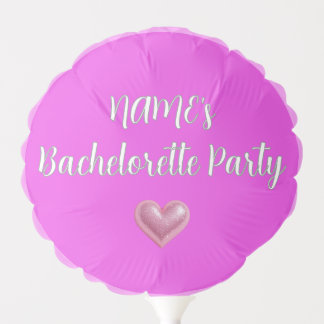 Bachelorette Pink Party Balloon