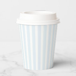 Bachelorette Retro Red & Blue Stripes Paper Cups | Zazzle