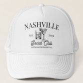 Custom Bachelorette Party Cocktail Social Club Trucker Hat