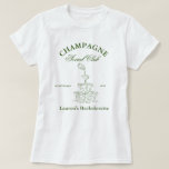 Bachelorette Social Club T-Shirt<br><div class="desc">Celebrate the bride-to-be with our exclusive "Social Club Bachelorette T-Shirt" design, perfect for an unforgettable night out. Crafted from high-quality, soft cotton, this shirt ensures both comfort and style, making it ideal for dancing the night away or enjoying a laid-back evening with friends. The chic, minimalist design features elegant script...</div>