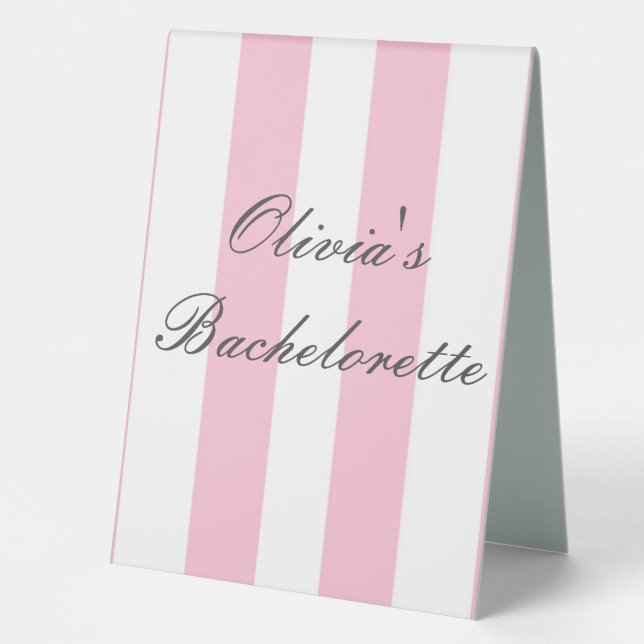 BACHELORETTE TABLE TENT (Front)