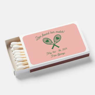Bachelorette Tennis Match Box