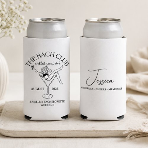 Bachelorette, The Bach Club, Social Club Seltzer Can Cooler