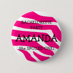 Bachelorette The Spoiled One Pinback Button