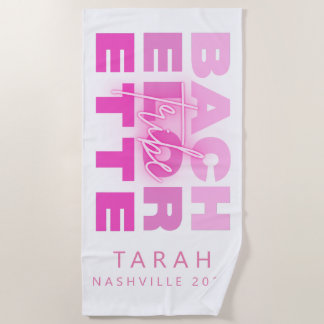 Bachelorette Tribe Customized Location Beach Towel