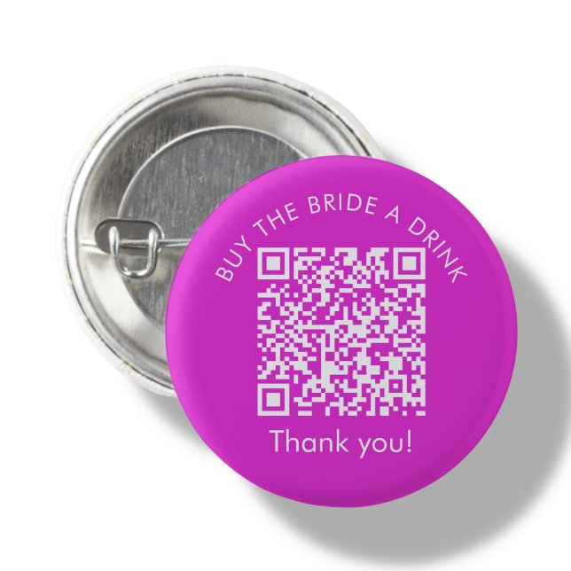 Bachelorette Venmo QR code Buy The Bride A Drink Button (Creator Uploaded)