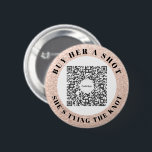 Bachelorette Venmo QR code Buy The Bride A Drink Button<br><div class="desc">Make sure the bride doesn't have to pay for a single drink with the great Bachelorette Party Venmo QR code button! Buy one for the entire bachelorette party! Simply add your own Venmo, PayPal, or Cash App QR code image. Everyone at the party can easily scan this QR code and...</div>