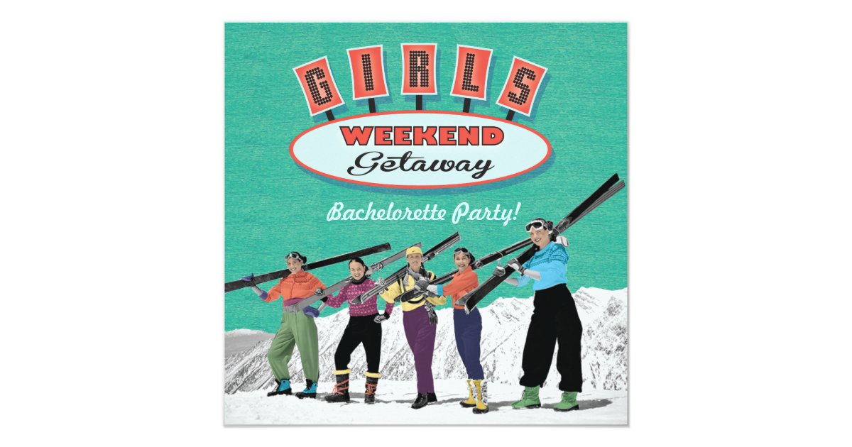 Bachelorette Weekend Getaway Invitations 7