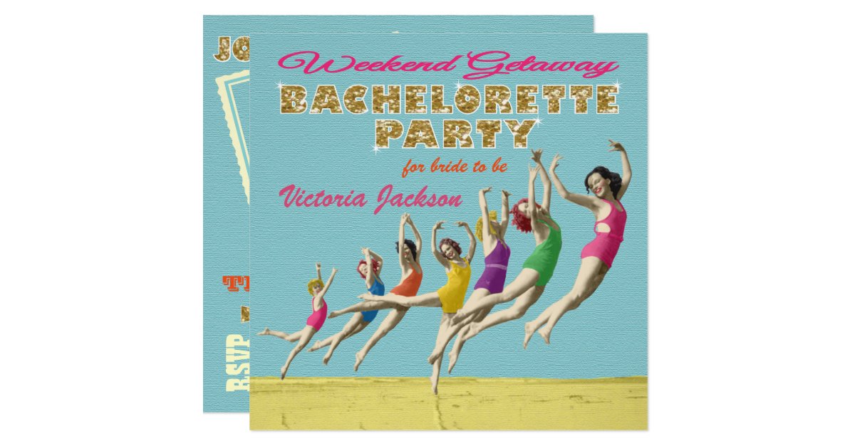 Bachelorette Weekend Getaway Invitations 10