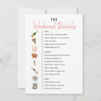 Bachelorette Weekend Icon Itinerary Flamingo