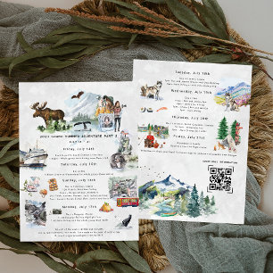 Bachelorette Weekend Itinerary   Alaska Cruise Invitation