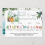 Bachelorette Weekend Itinerary | Tropical Palm Invitation