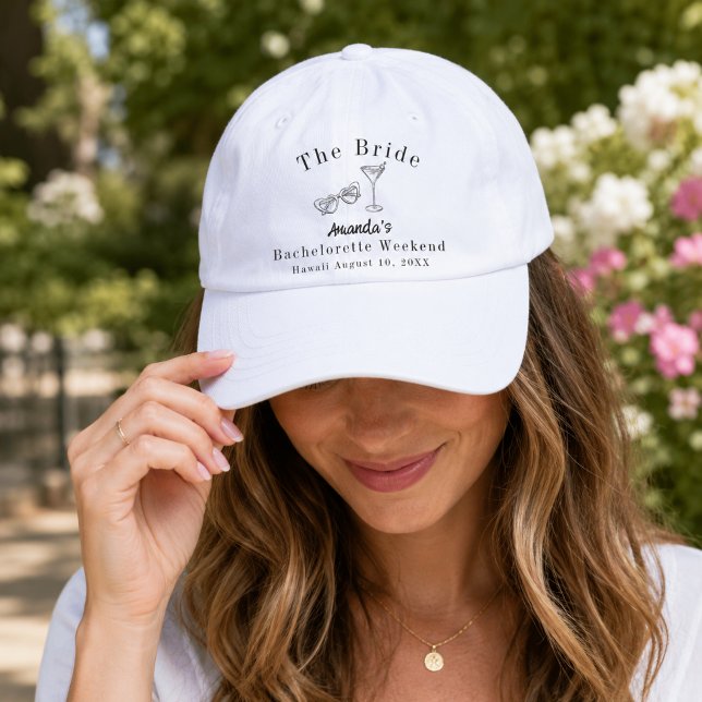Bachelorette Weekend Party Bride Beach Hat (Creator Uploaded)