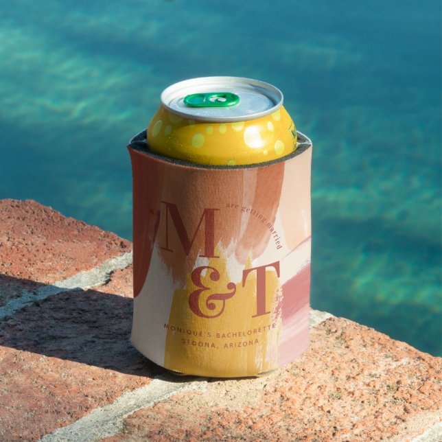 Bachelorette Weekend Party Favor Personalized  Can Can Cooler (In Situ Pool)