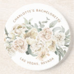 Bachelorette Weekend Party Favor Personalized Gift Coaster<br><div class="desc">Thank all your best girlfriends and bridesmaids for all the love and friendship with these unique decorations. The perfect bachelorette floral romantic pretty design for your bachelorette party!</div>