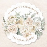 Bachelorette Weekend Party Favor Personalized Gift Paper Coaster<br><div class="desc">Thank all your best girlfriends and bridesmaids for all the love and friendship with these unique shot glasses. The perfect bachelorette shot glass for your bachelorette party!</div>