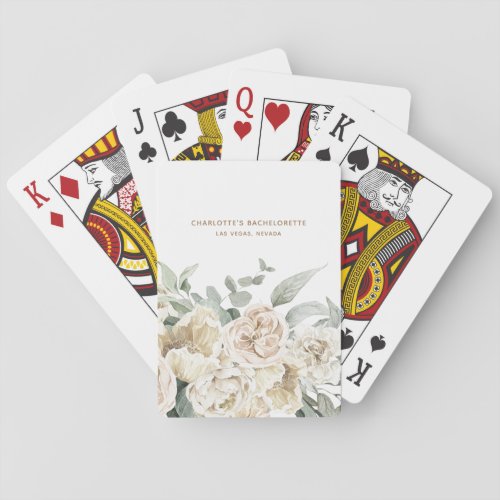 Bachelorette Weekend Party Favor Personalized Gift Playing Cards