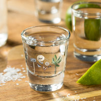 Bachelorette Weekend Party Favor Personalized Shot Glass