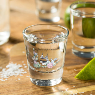 Bachelorette Weekend Party Favor Personalized Shot Glass