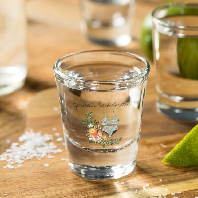 Bachelorette Weekend Party Favor Personalized Shot Glass (Creator Uploaded)