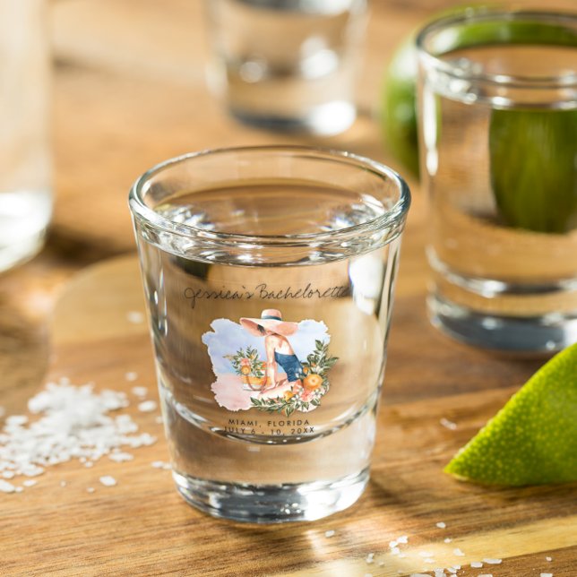 Bachelorette Weekend Party Favor Personalized Shot Glass (Creator Uploaded)