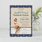 Bachelorette Weekend Pin Up Girl Invitation (Standing Front)