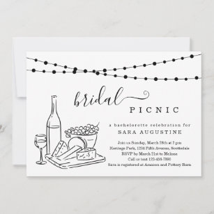 Bachelorette Wine Tasting and Cheese Board Party I Invitation