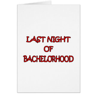 Bachelorhood Cards