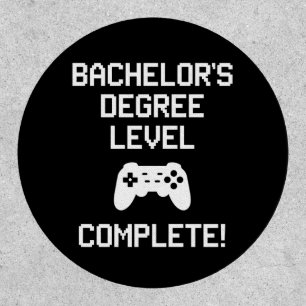 Bachelor's Degree Level Complete Gaming Gamer Patch