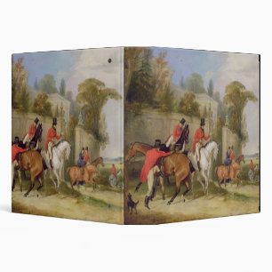 Bachelor's Hall, The Meet, 1835 (oil on canvas) 3 Ring Binder