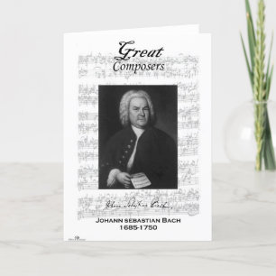 BachGreetings Card