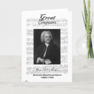 BachGreetings Card